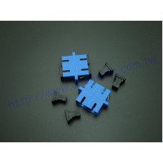 AD-2SF-2SF-SM 2SC轉2SC耦合器+雙工+雙耳 SC雙工雙接頭 雙接頭 SC SC 双母對接頭 單模 雙芯 光纖適配器 双工法蘭 耦合器
